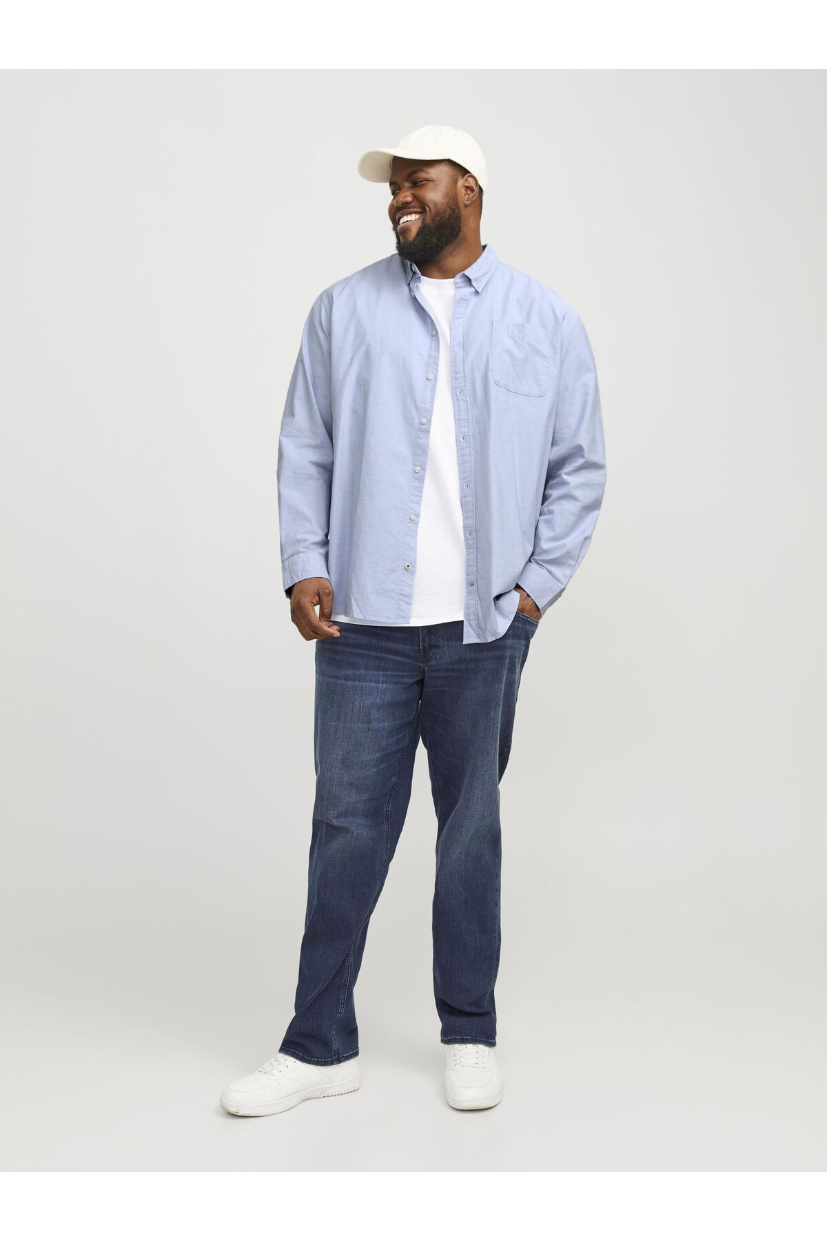 Jack & Jones Plus-Freizeithemd Plus Slim Fit Freizeithemd 5