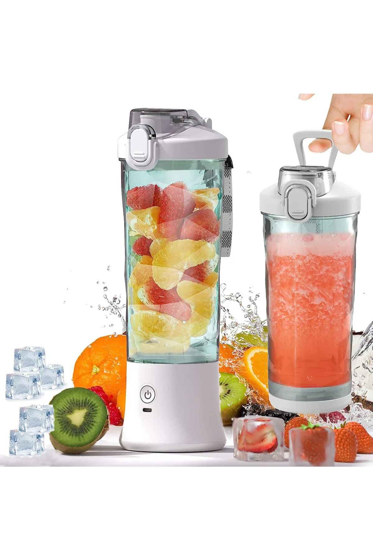 3life-Portable Blender Juicer Multifunctional Usb Charging 600ml Electric Juicer Machine Fresh Fruit Ju... 2