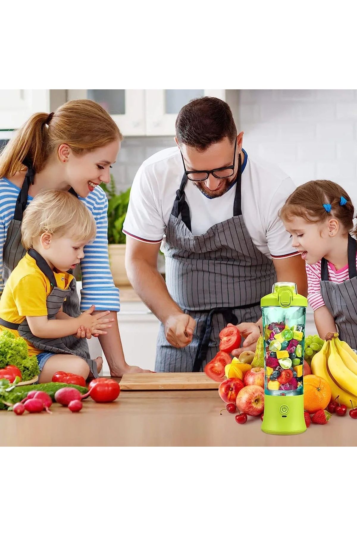 3life-Portable Blender Juicer Multifunctional Usb Charging 600ml Electric Juicer Machine Fresh Fruit Ju... 5