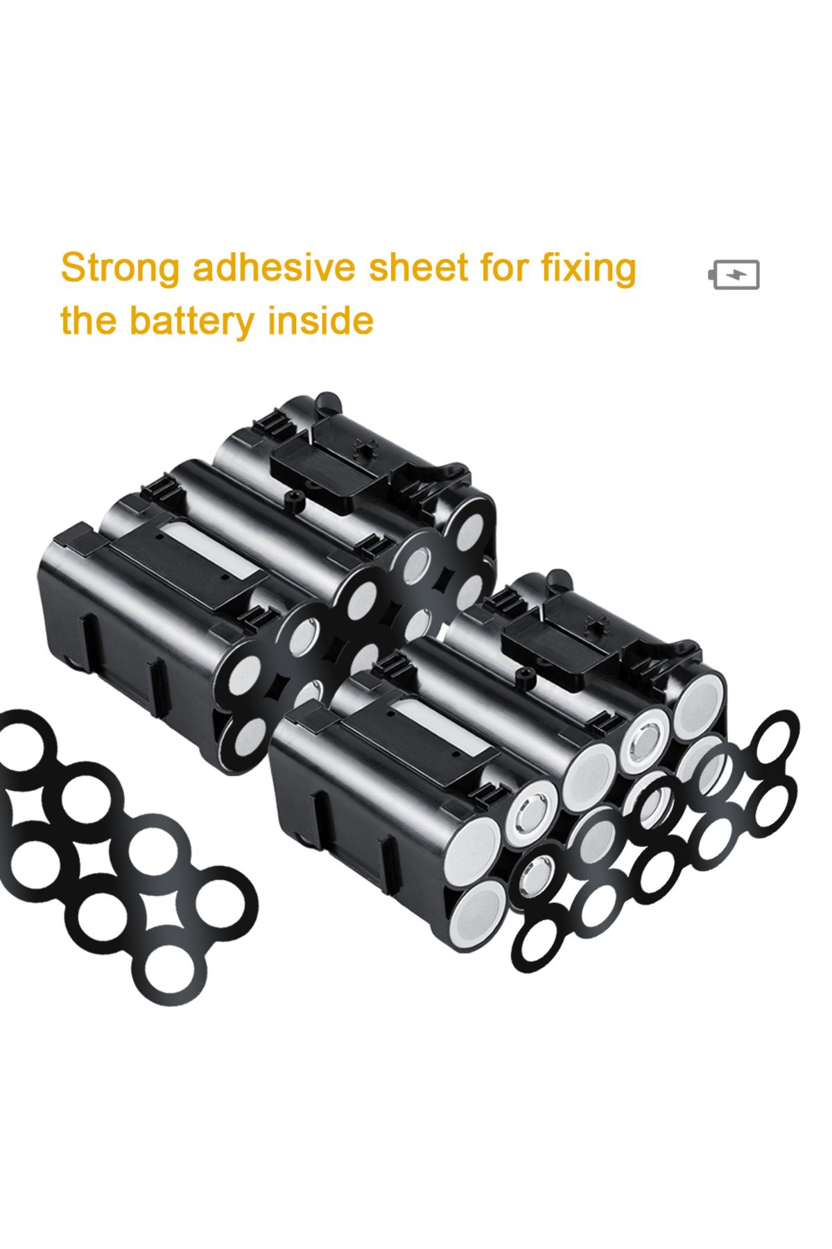 Waitley-DCB200 Battery Case For Dewalt 18V 20V DIY 3Ah 6.0Ah DCB184 Shell Box with BMS PCB Board Charging... 6