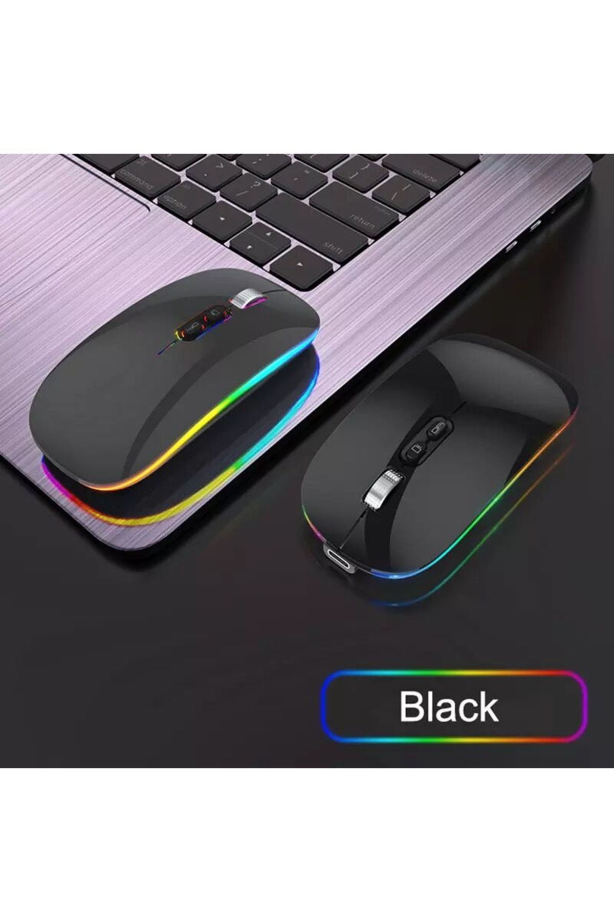 Choice-Dual Mode Bluetooth 2.4G Wireless Mouse One-Click Desktop Function Type-C Rechargeable Silent Bac... 3