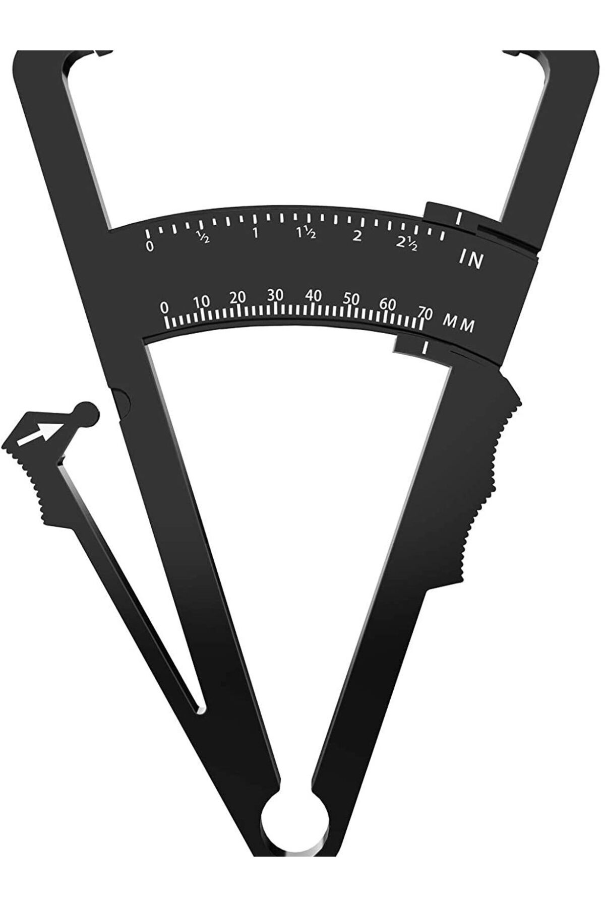 LPPCOLTD-Body Fat Caliper Fat Measure Clipper Combo with Body Fat Percentage Measure Chart Measuring Body ... 8