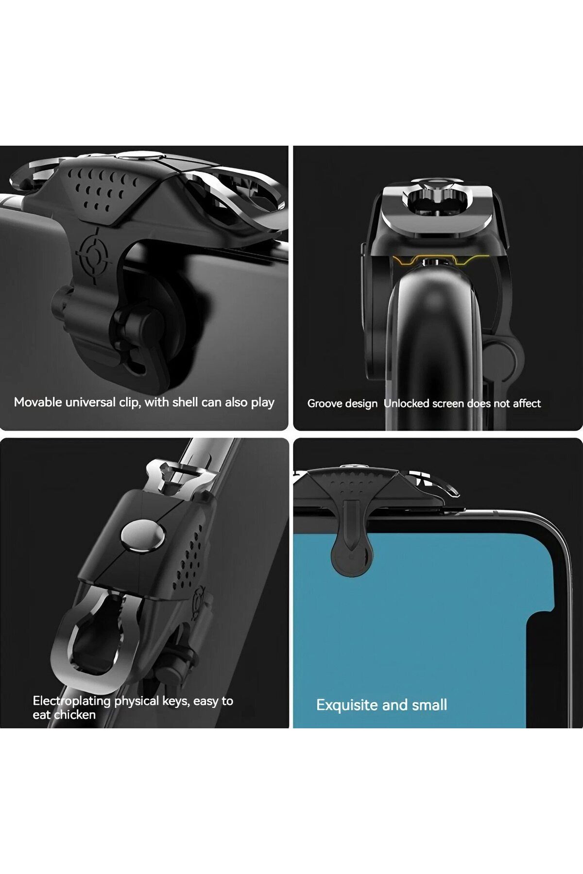 STONEGO-Mobile Game Controller Game Trigger for PUBG/Fortnite/Call of Duty,Shooter Sensitive Controller J... 5