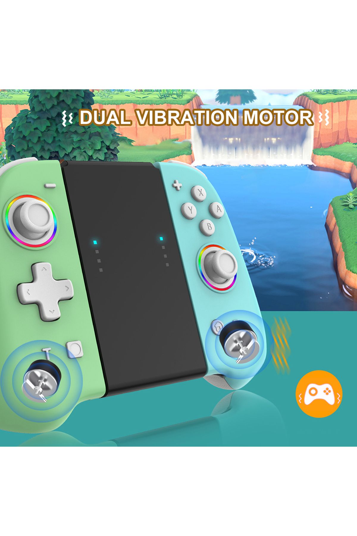 VILCORN-Joypad Game Controller Wireless (L/R) For Nintendo Switch / OLED Lite Gamepad Joysticks Con With ... 3