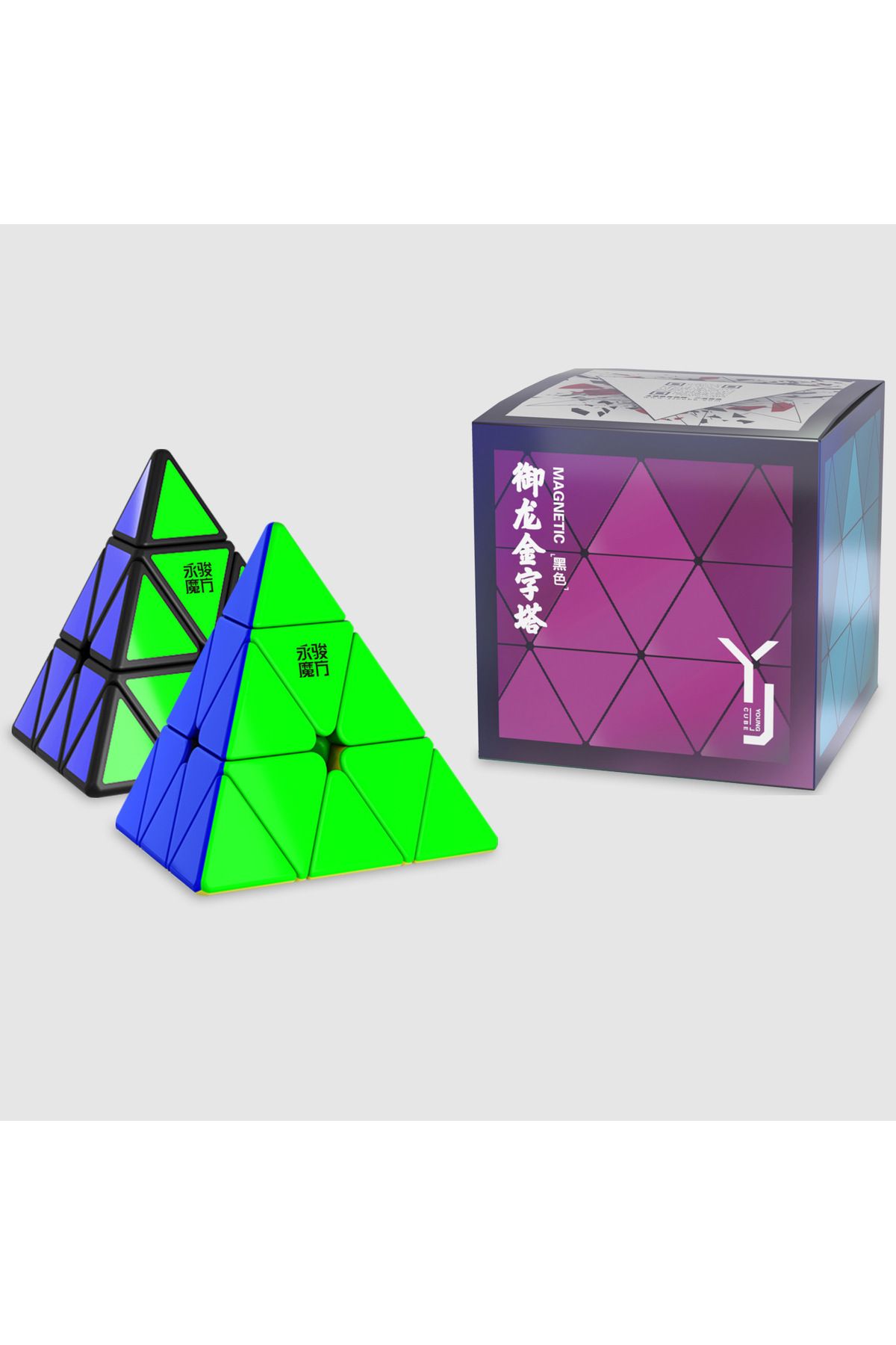 XMD-YJ YuLong Pyraminx V2 M Magnetic Magic Speed Cube Stickerless Professional Fidget Toys Yongjun Py... 2
