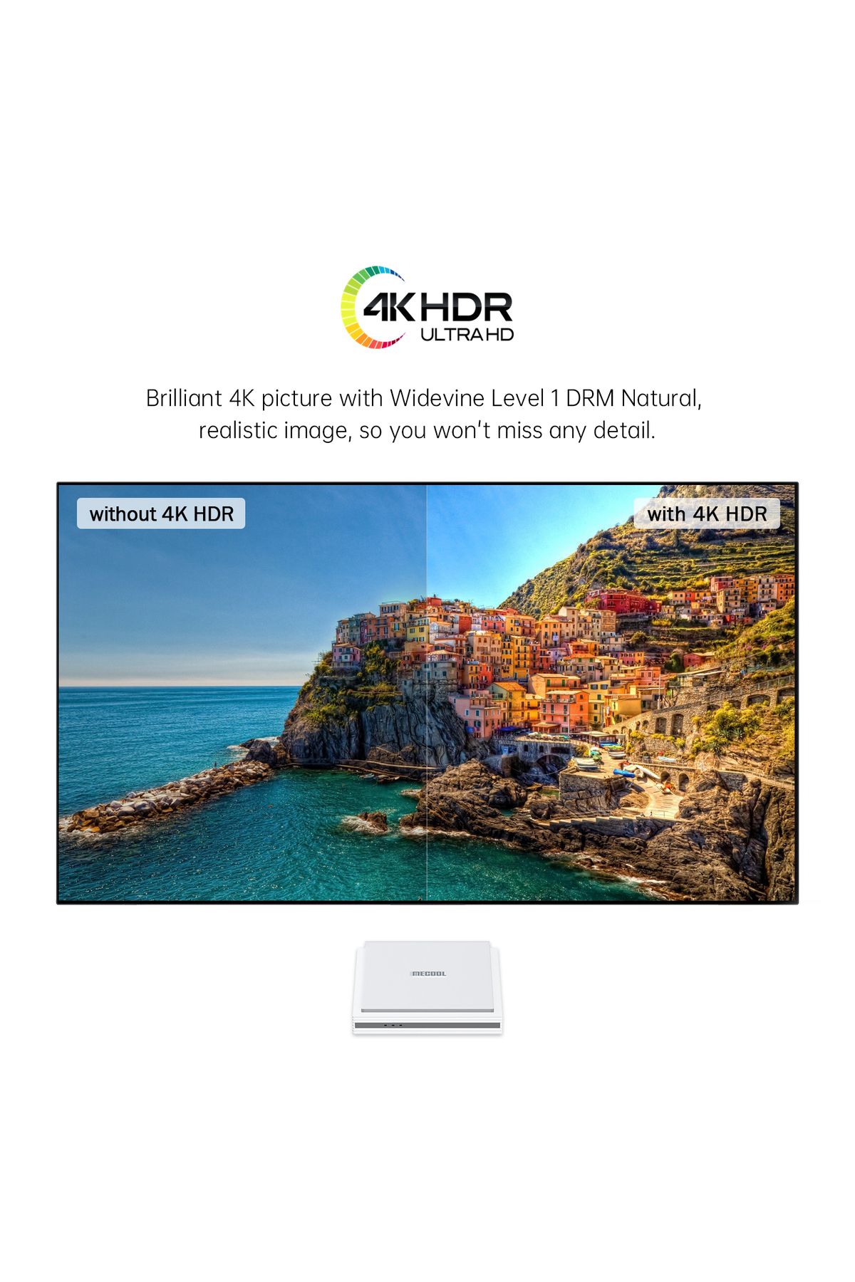 Choice-MECOOL KM2 PLUS DELUXE Android 11 EU Plug TV BOX Google TV Dolby Vision Atmos 4GB DDR4 32GB 100... 7