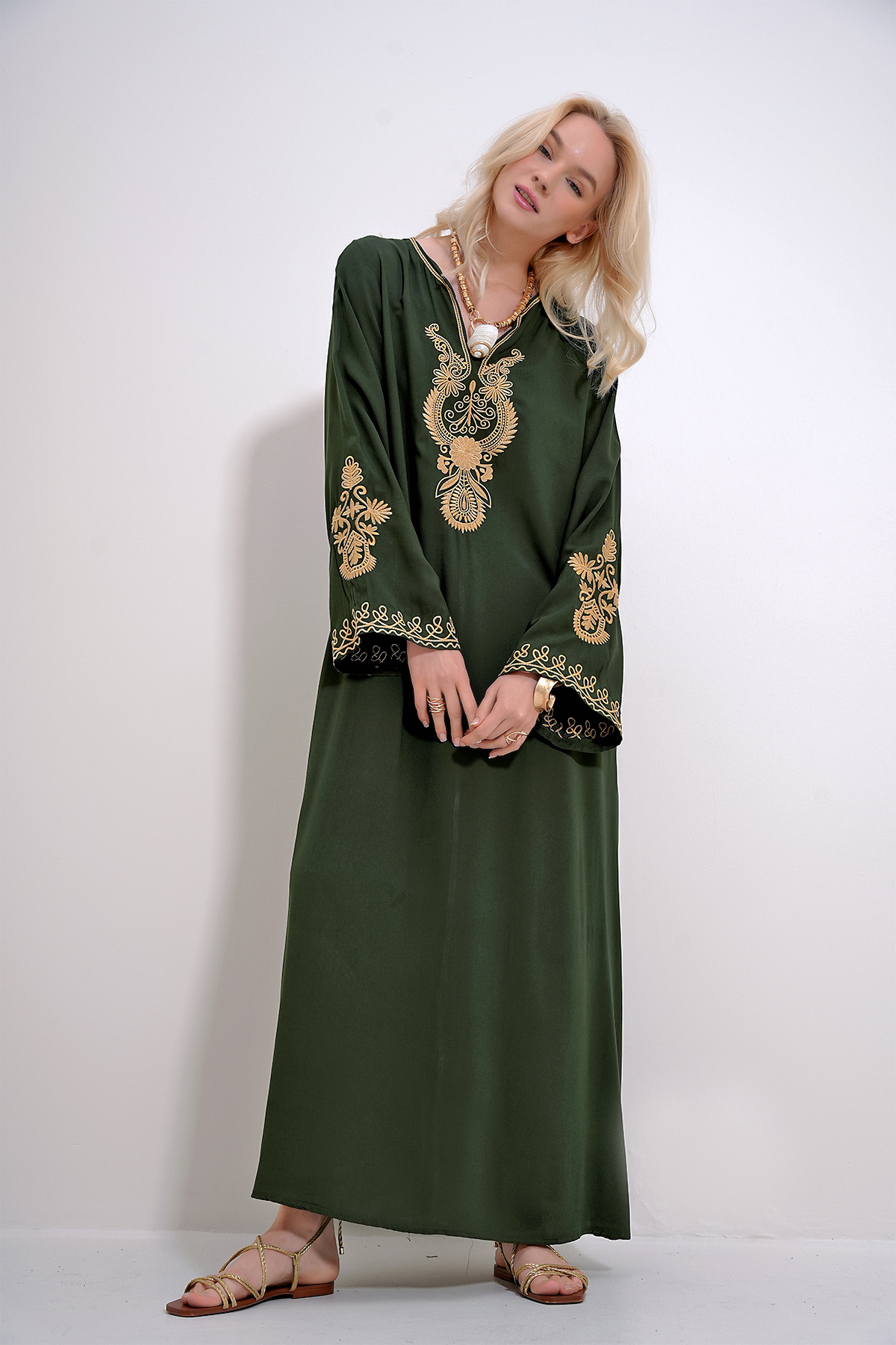 لباس زنانه آلاچاتی | ALC-X11914 Trend Alaçatı Stili - Image 2