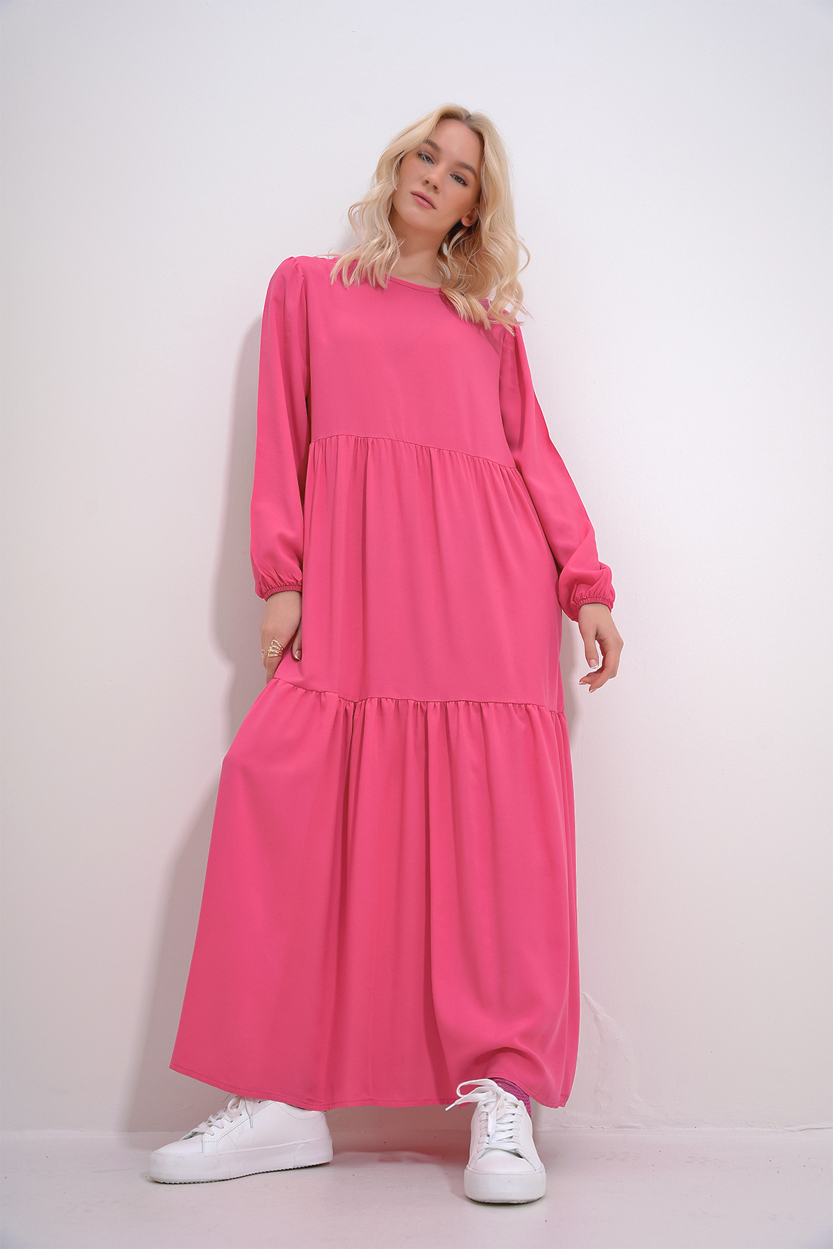 لباس زنانه آلاچاتی | ALC-X12053 Trend Alaçatı Stili - Image 4