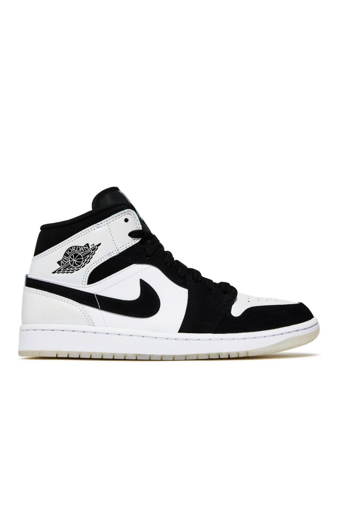 اسنیکر سفید مردانه و زنانه Air Jordan 1 شورت الماس میانی Nike