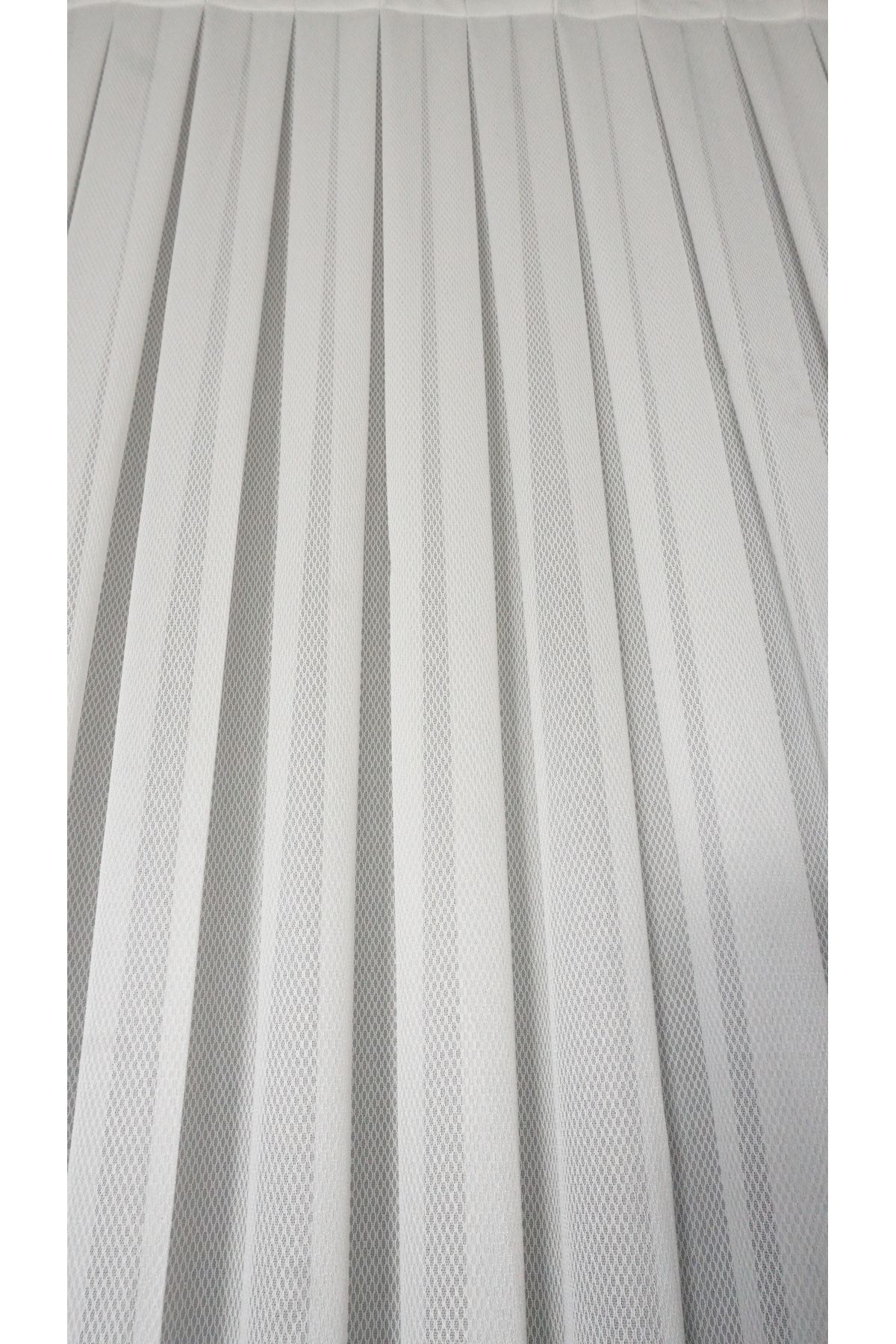 Yuka-Fish Backrest Pattern Tulle Curtain 1/3 Frequent Battery Ecru Tulle Does Not Wrinkle Does Not Want Ironing Skirt with Lead 4
