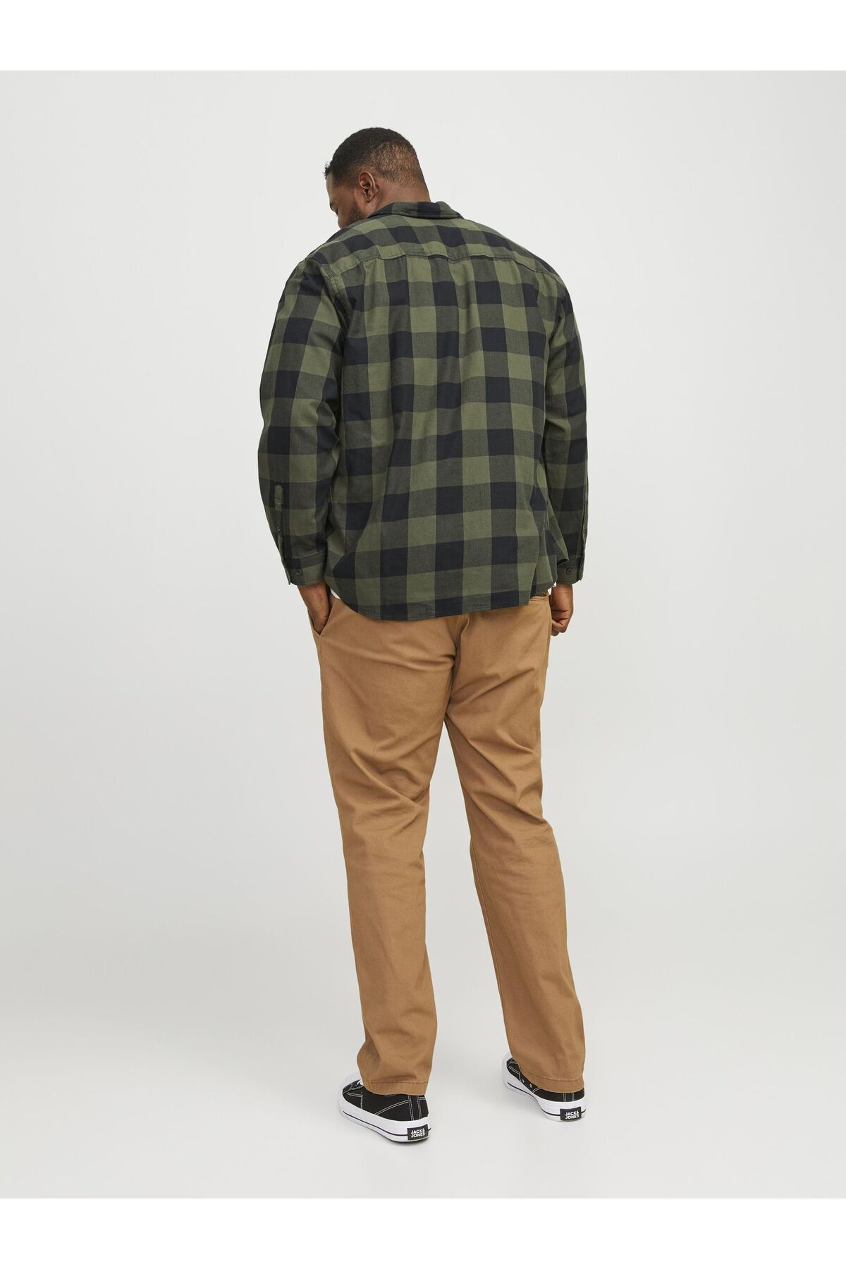 Jack & Jones Plus-Karohemd Plus Locker Geschnitten Karohemd 4