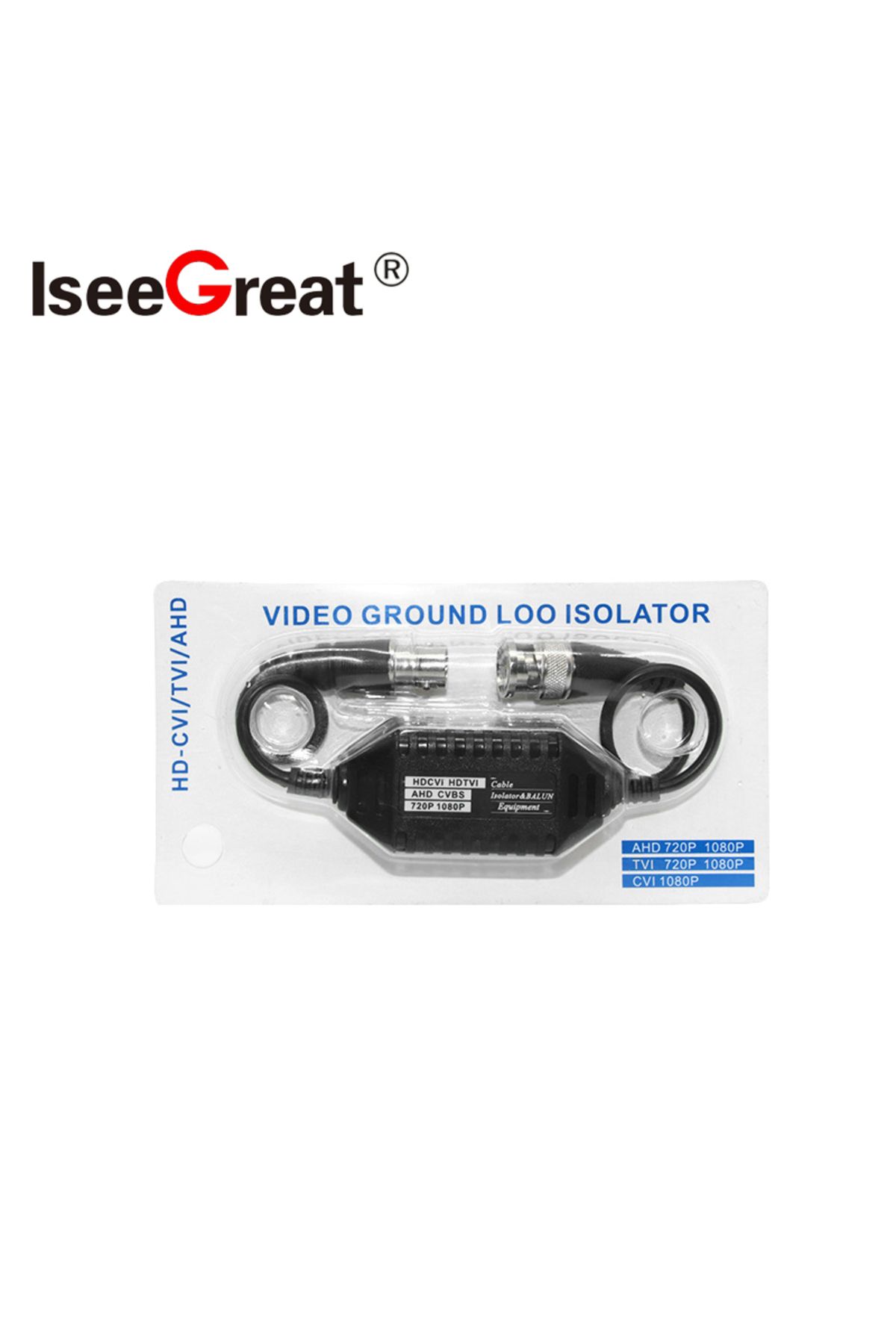 Choice-Video Anti-jamming Device Jamproof For TVI/CVI/AHD/CVBS Ground Loop Isolator Balun BNC Male To Fe... 5