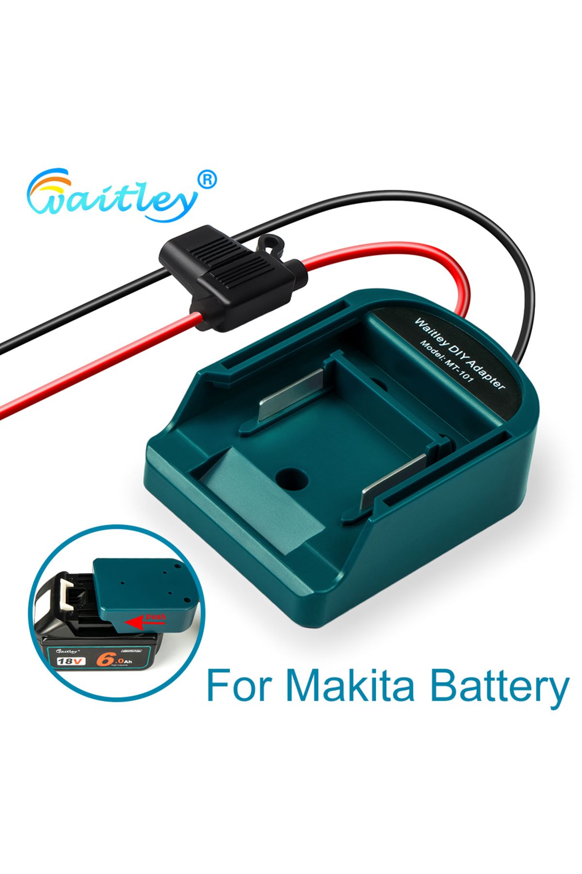Waitley External Battery Adapter Converter for MT Makita 14V 18V Battery DIY Power Tool box mod Plug acc. Trendyol