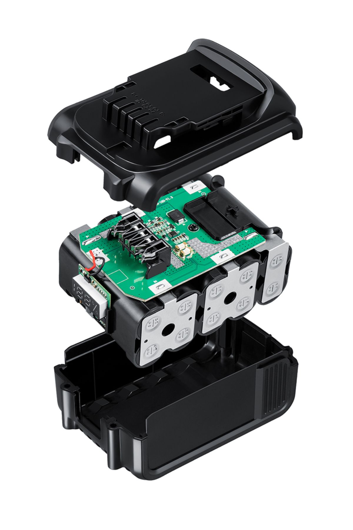Waitley-DCB200 Battery Case For Dewalt 18V 20V DIY 3Ah 6.0Ah DCB184 Shell Box with BMS PCB Board Charging... 7