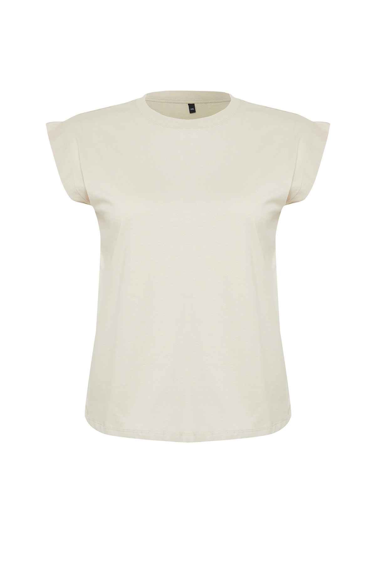 Trendyol Curve-Stone 100% Cotton More Sustainable Boyfriend Knitted T-shirt TBBSS24BF00051 7