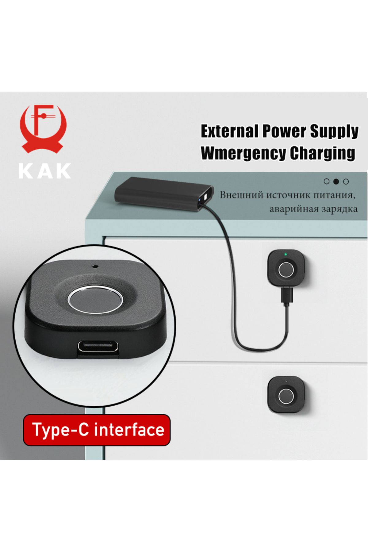Choice-KAK Biometric Fingerprint Lock Black Keyless Cabinet Lock Smart Drawer Locks Anti-theft Door Lock... 5