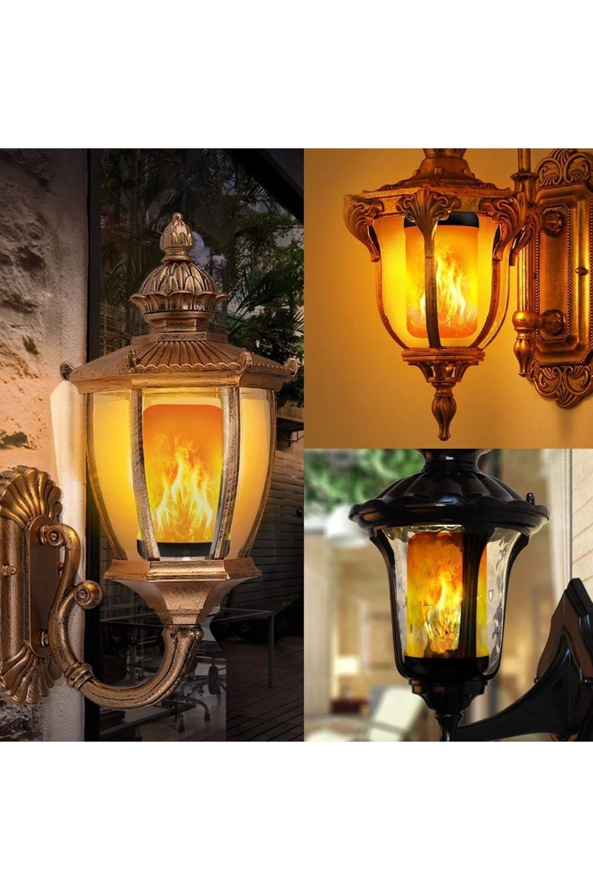 FPKB-B22 E27 LED Flame Light Bulbs 4 Modes Party LED Flame Effect Light Simulation Fire Lights Bulb KT... 7