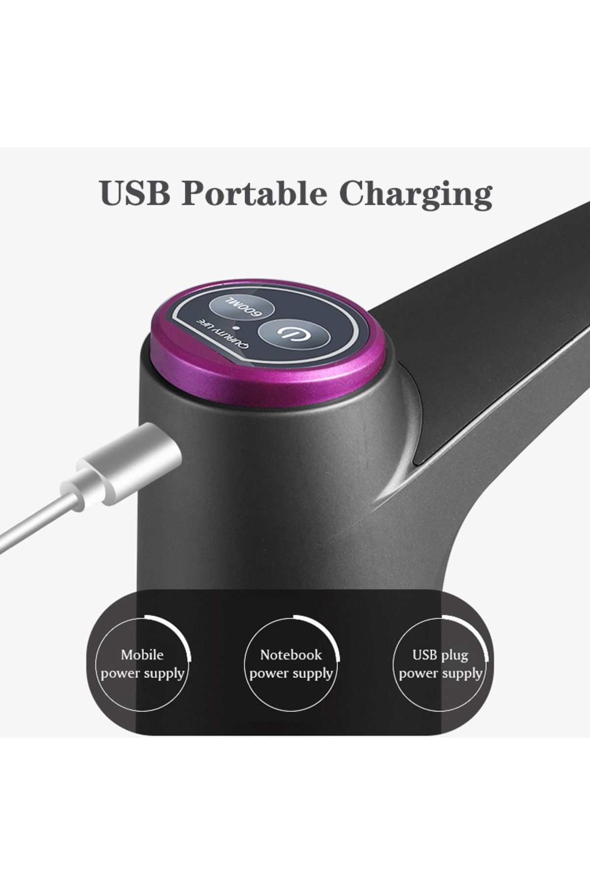 HIPICOK-Su Pompası 19 Litre Su Sebil Şişe Mini USB Otomatik Elektrikli Su Galonu ... 6