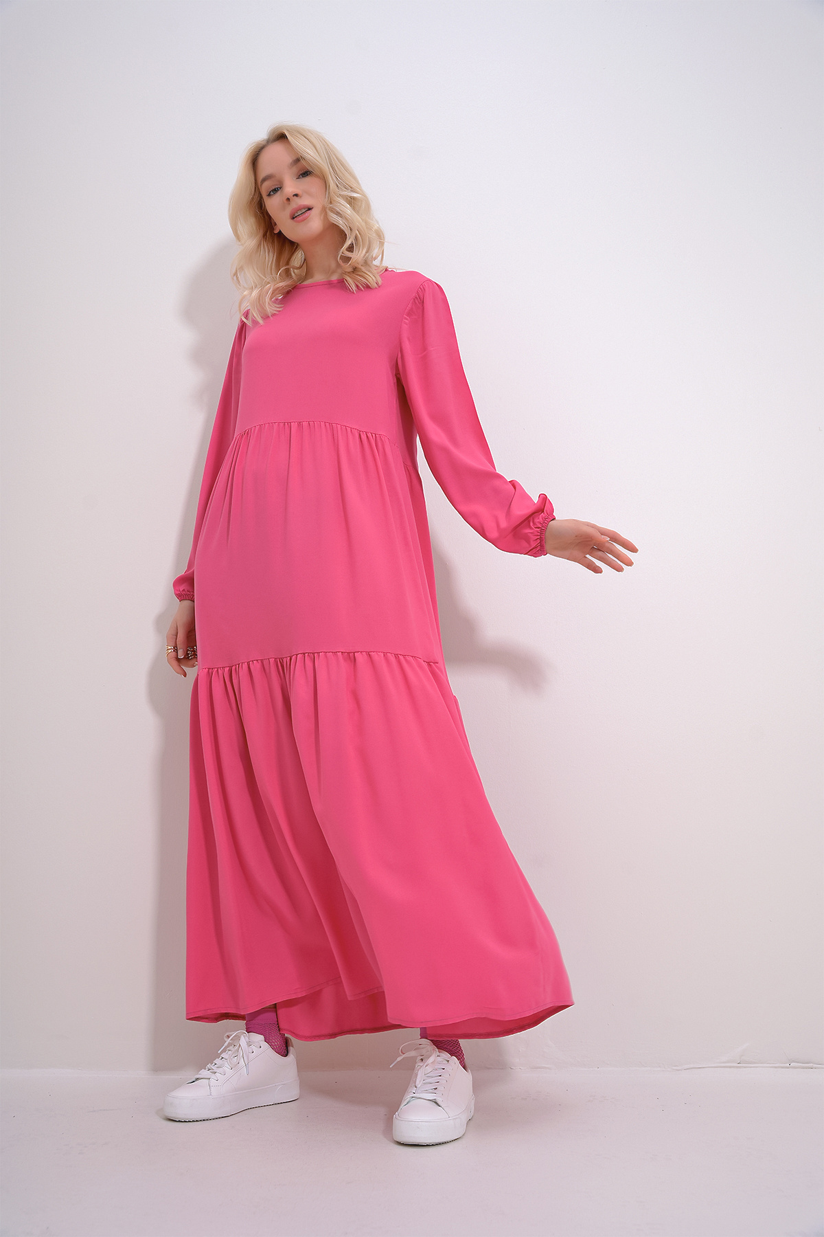 لباس زنانه آلاچاتی | ALC-X12053 Trend Alaçatı Stili - Image 3