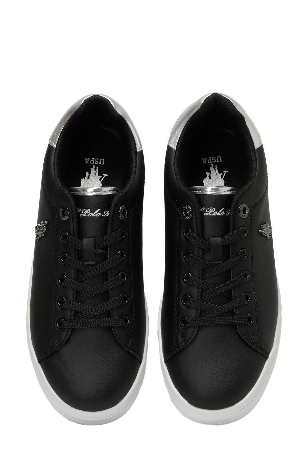 اسنیکر مشکی زنانه کفش ورزشی سیاه Pelo 4fx U.S. Polo Assn.