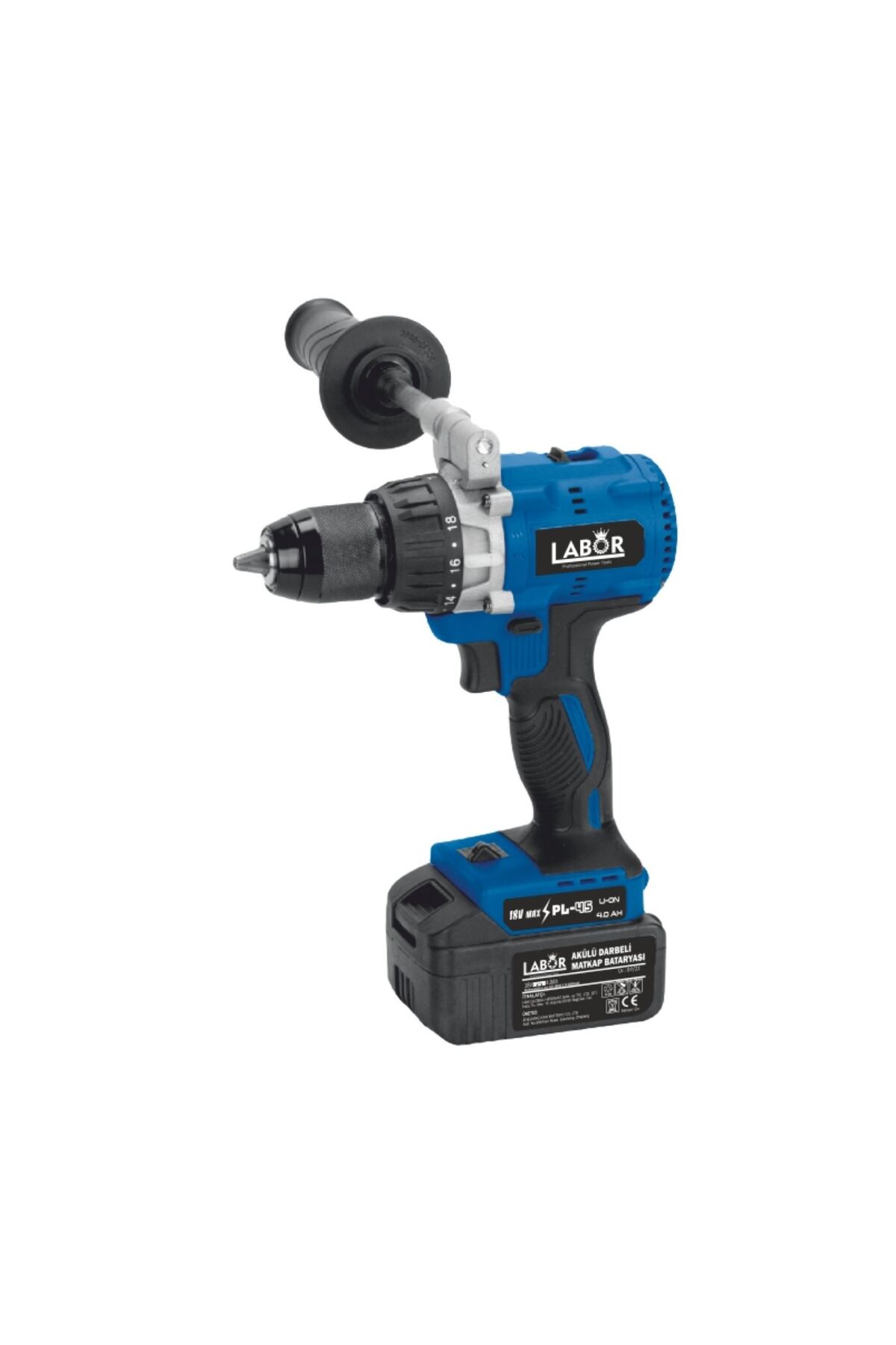 LABOR BX8011 AKÜLÜ DARBELİ MATKAP 18 V 4 Ah KÖMÜRSÜZ