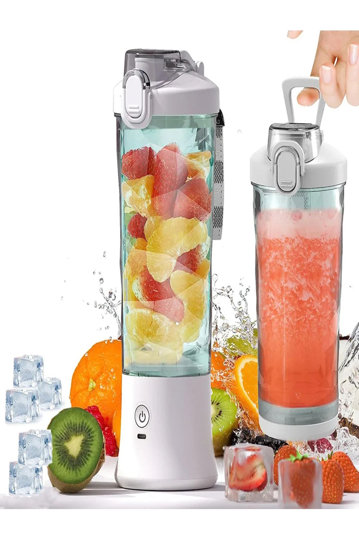 3life-Portable Blender Juicer Multifunctional Usb Charging 600ml Electric Juicer Machine Fresh Fruit Ju... 8