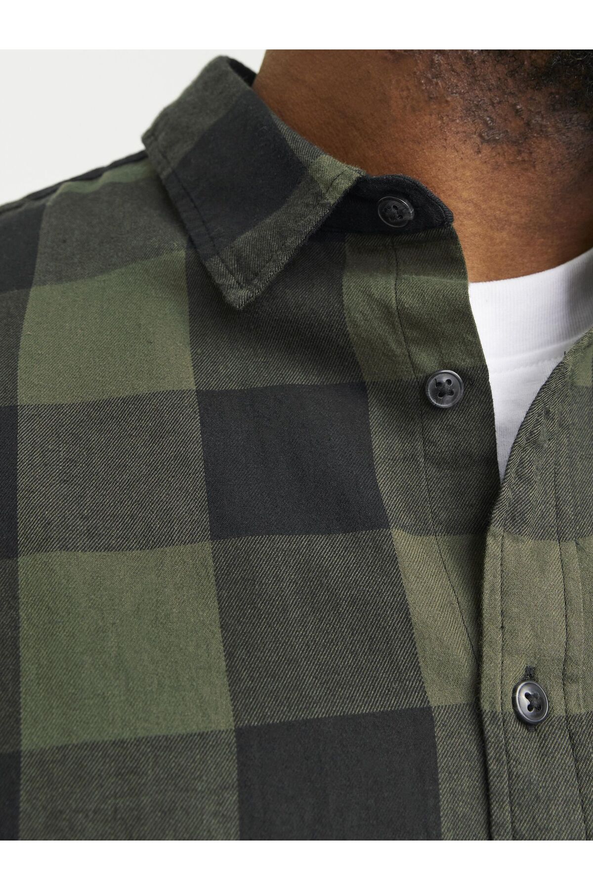Jack & Jones Plus-Karohemd Plus Locker Geschnitten Karohemd 6