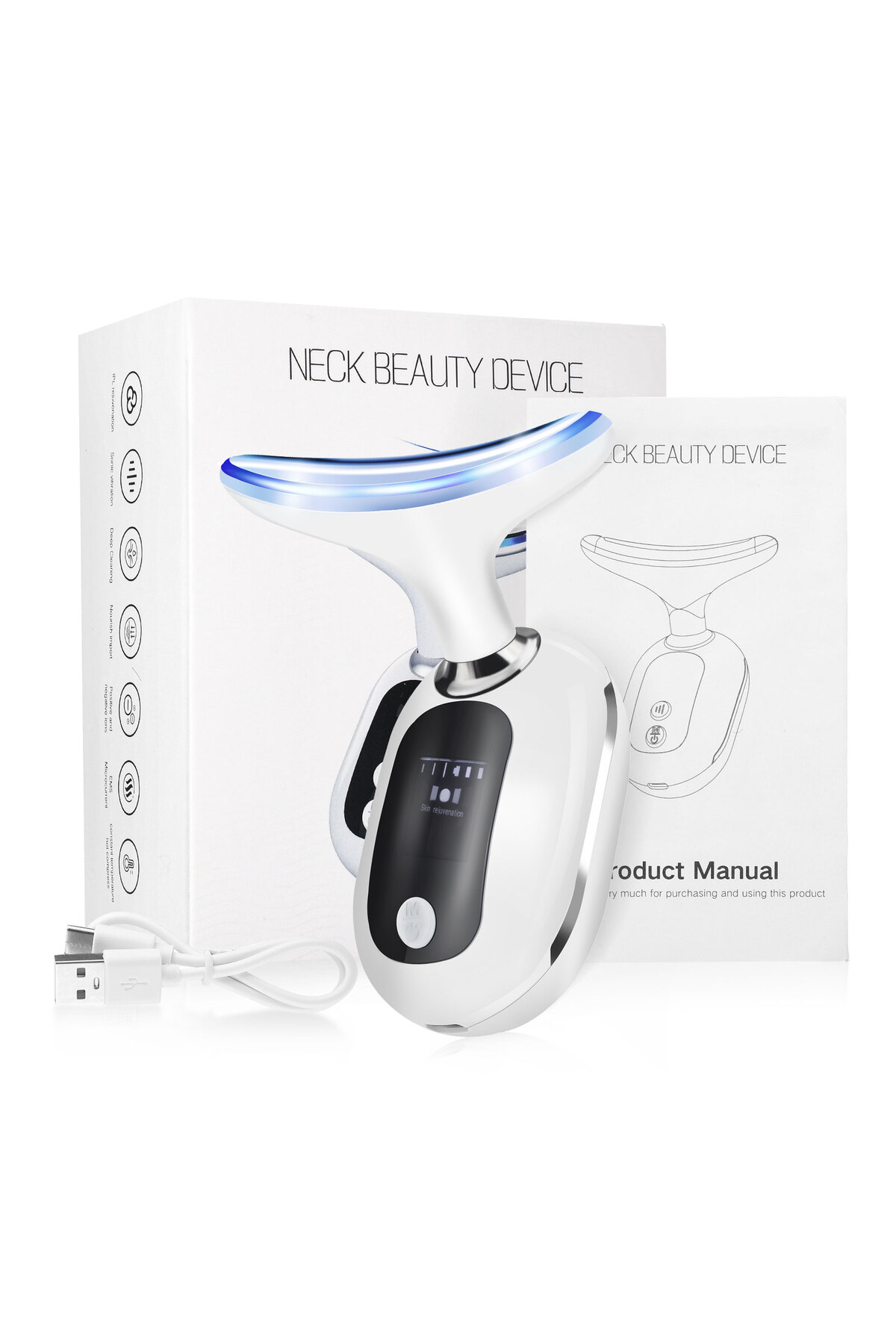 Choice EMS Face Neck Lift Beauty Device Facial Massager Red Light