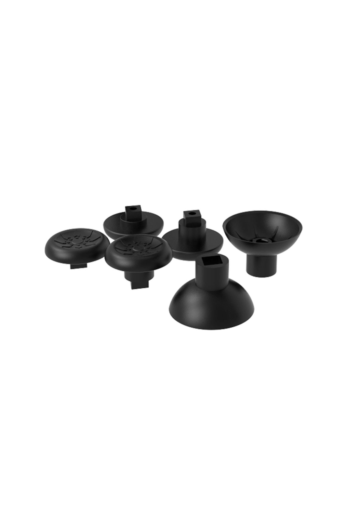 TOYILUYA-6 in1Black Plastic Rocker Replacement Analog Stick Joystick Thumbsticks Button for PS5 Gamepad Co... 5