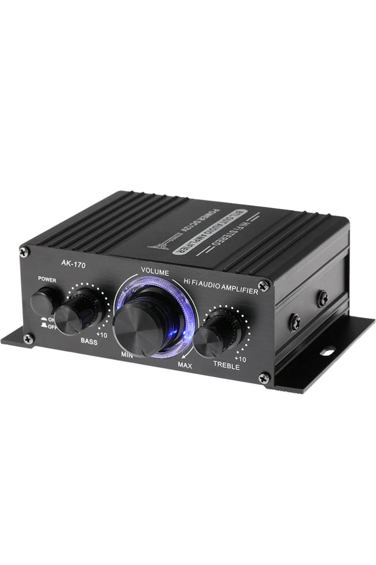 luxuglow-AK170 Mini Digital Power Audio Car Amplifier Blue Light Stereo Audio Amplifier for Home Theater C... 7