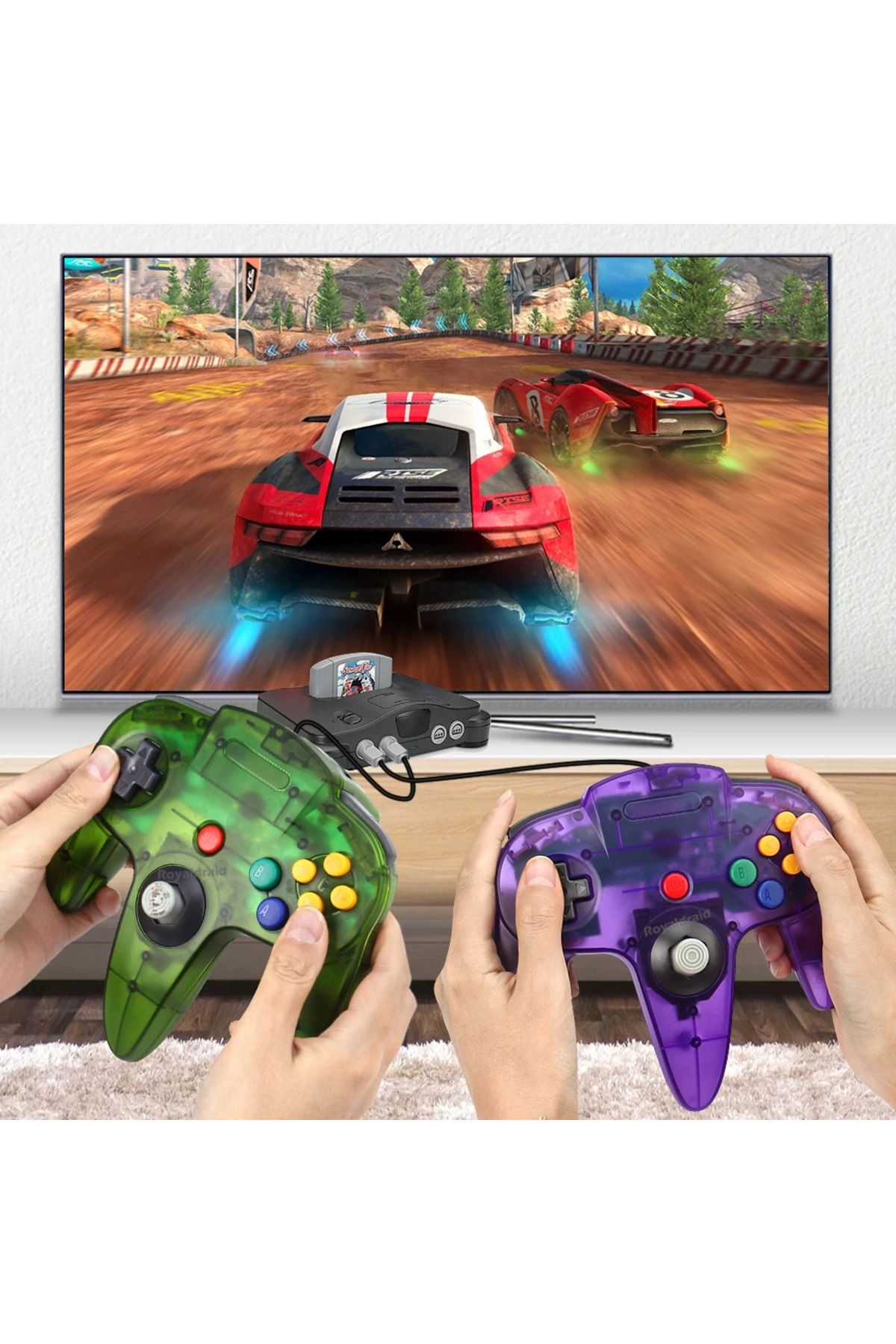 HeroAngel-8 Colors Wired Gamepad for Nintend N64 Console Control for N64 Classic Joystick Retro Game Consol... 4