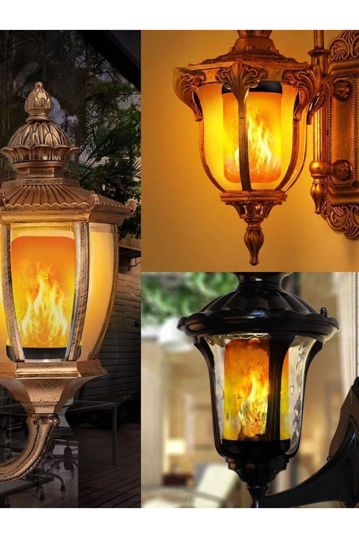 FPKB-B22 E27 LED Flame Light Bulbs 4 Modes Party LED Flame Effect Light Simulation Fire Lights Bulb KT... 8