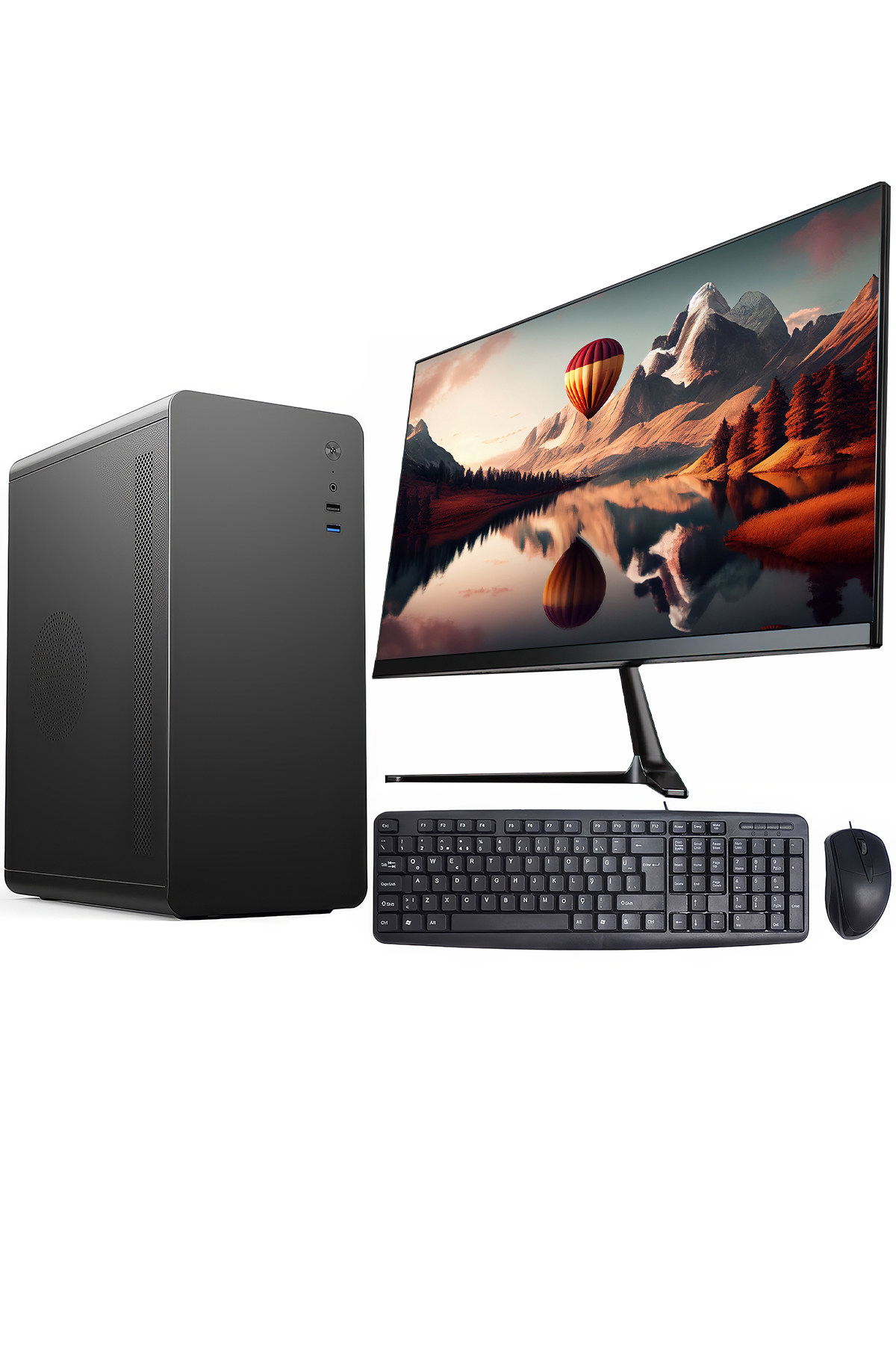 e-Vix İdea i5-4400 8GB 256GB SSD 24" Masaüstü Ofis OEM Seti