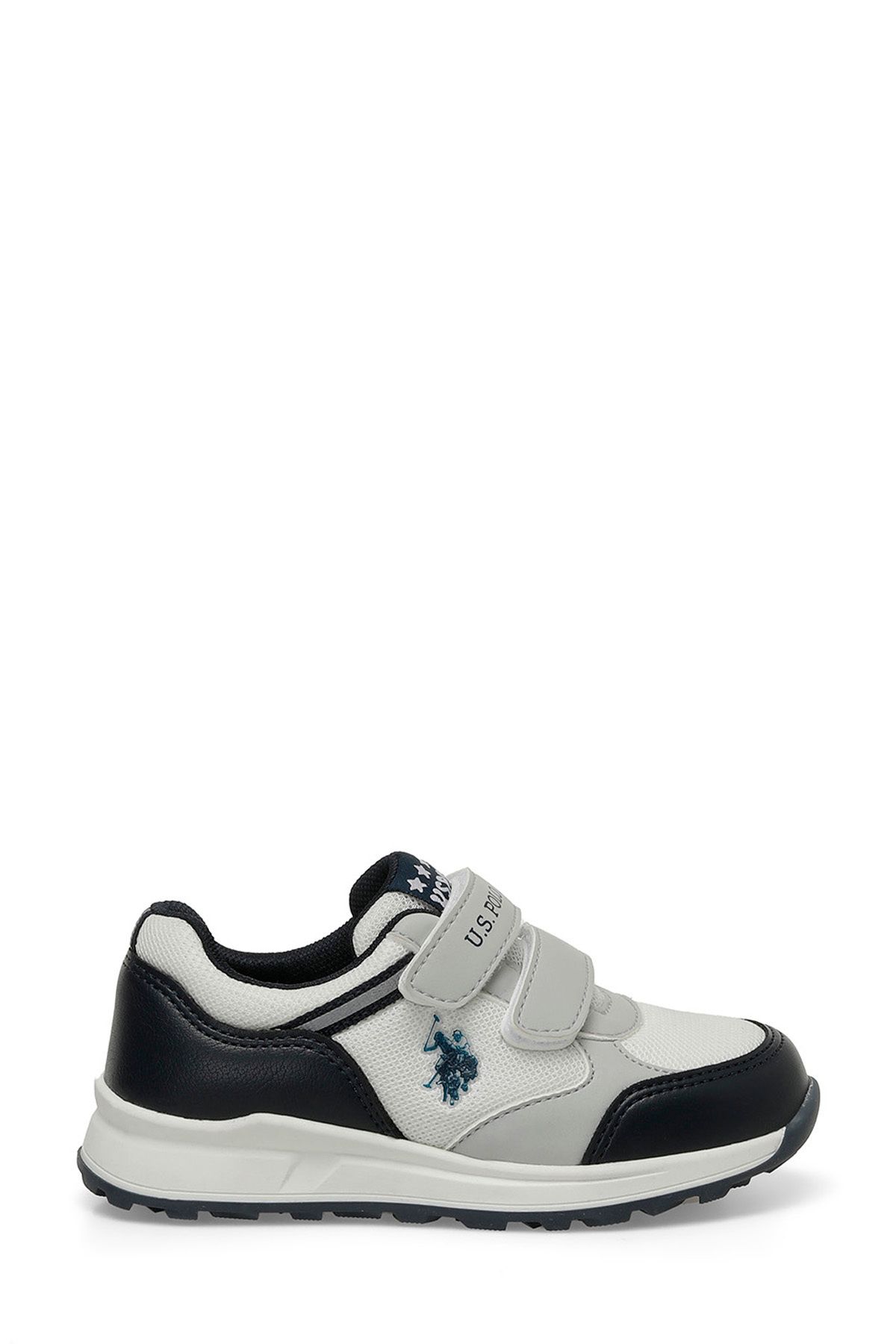 اسنیکر سفید پسرانه و بچگانه کفش های ورزشی باند 4fx ESALTE U.S. Polo Assn.