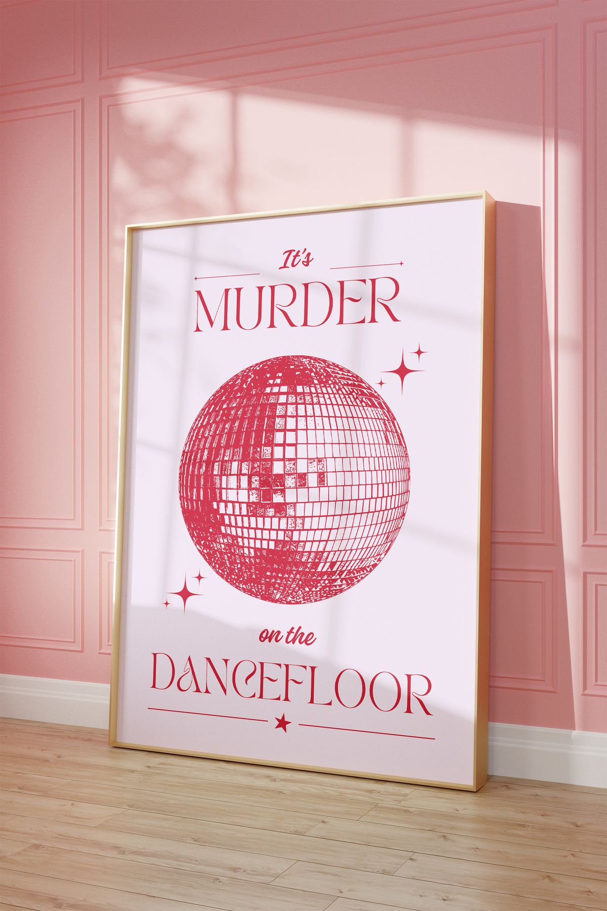 Vinca Prints Murder on the dancefloor poster, estetik poster, duvar