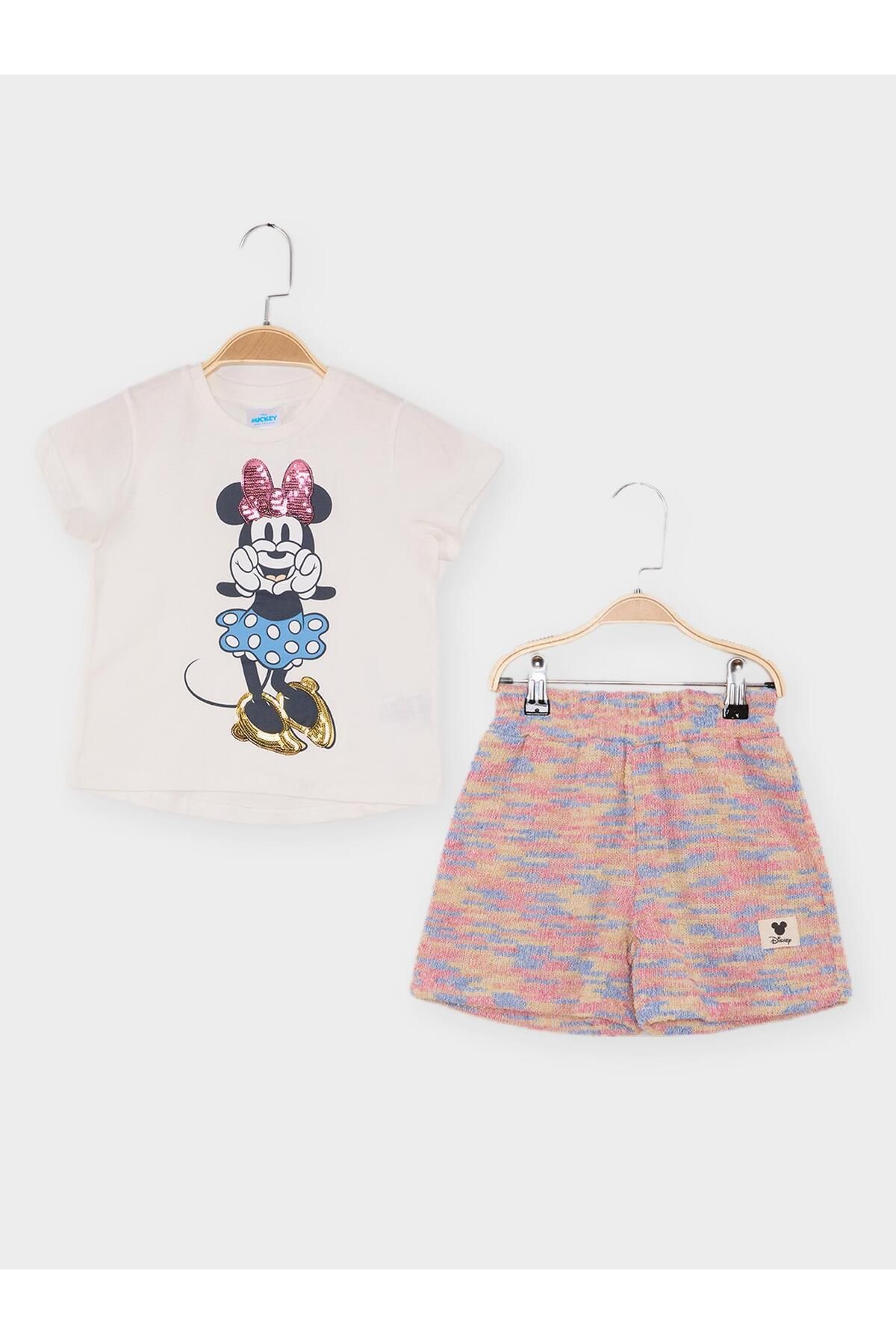 ست 2 تکه دخترانه مجاز 22052 MINNIE MOUSE