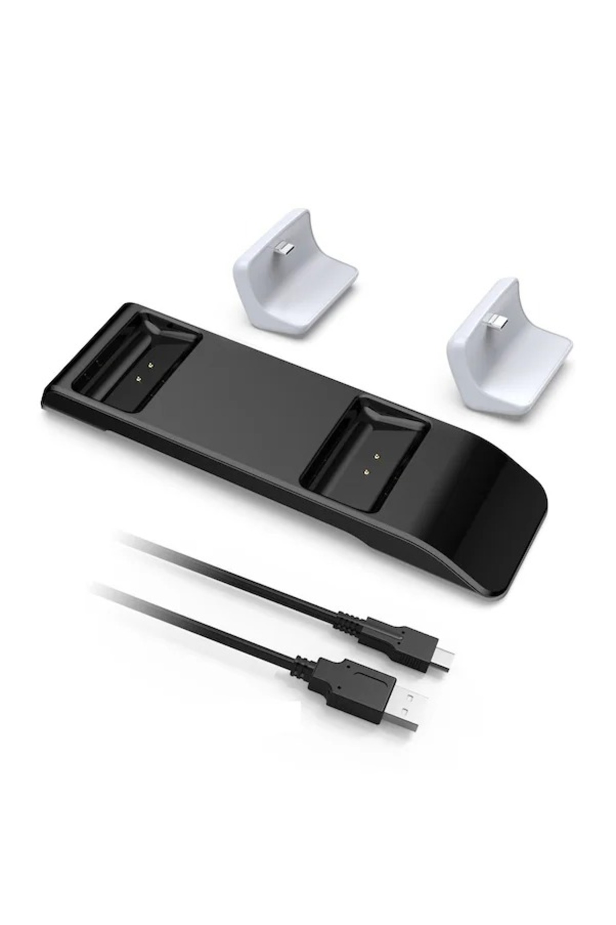 Ps5 Uyumlu Kol Çiftli Joystick Manyetik Şarj Stand 4