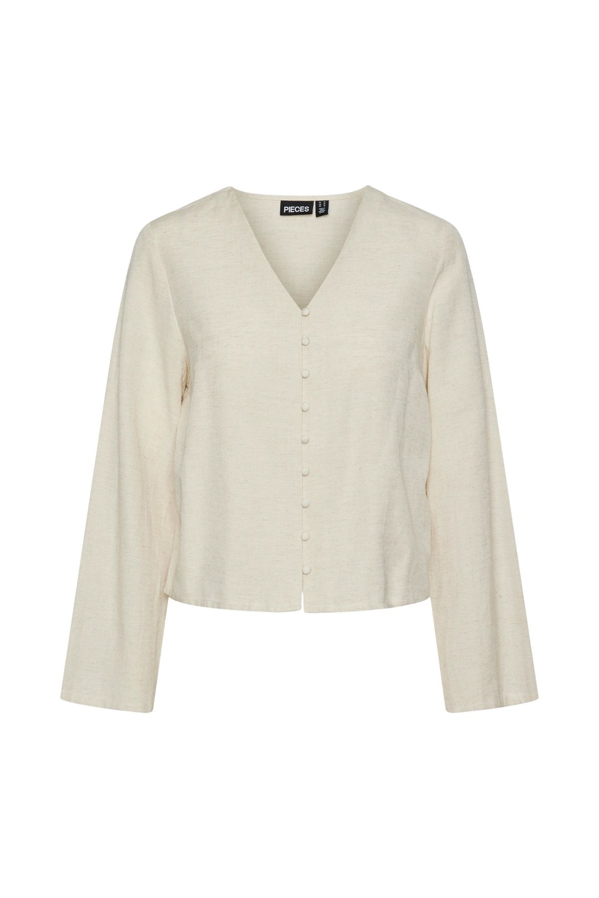 PIECES-SHIRT - WITH SLEEVES FEM WOV VI47/CO41/LIN12 1