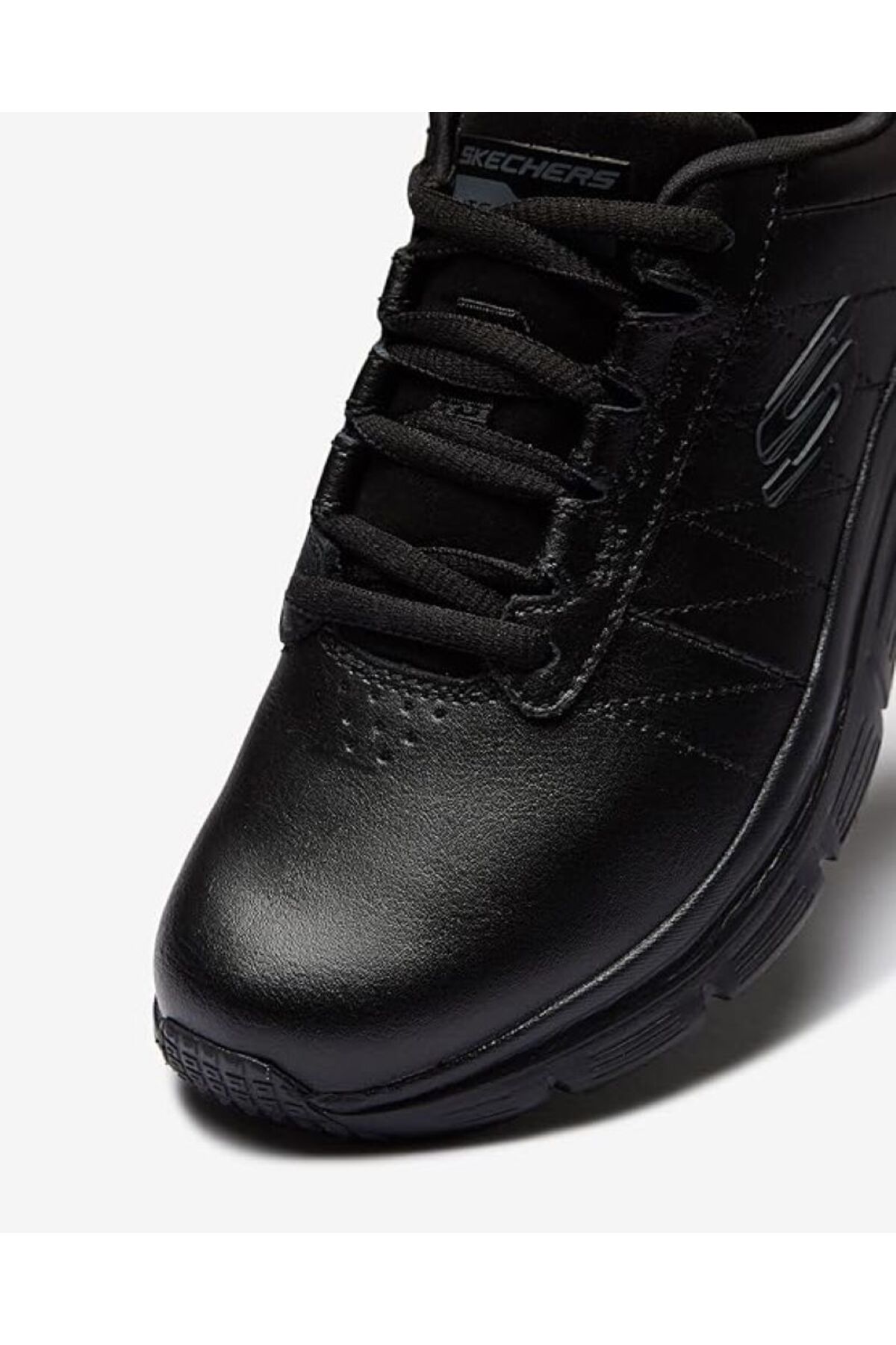 اسنیکر زنانه مشکی اسکیچرز | 149473TK-SİY اورجینال - تصویر 3