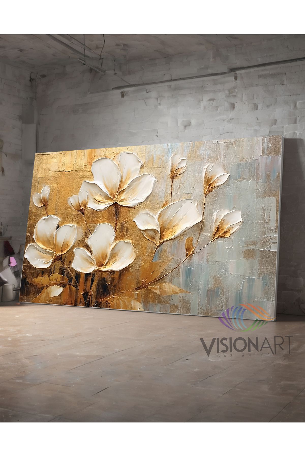 CANVASUM-Flowers' Chant Yellow Canvas Print 1