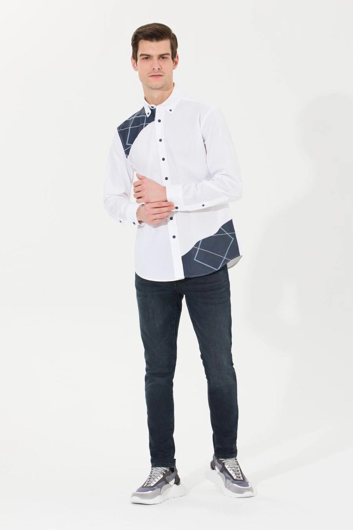 پیراهن مردانه پیر کاردین | Gömlek Pierre Cardin - Image 3