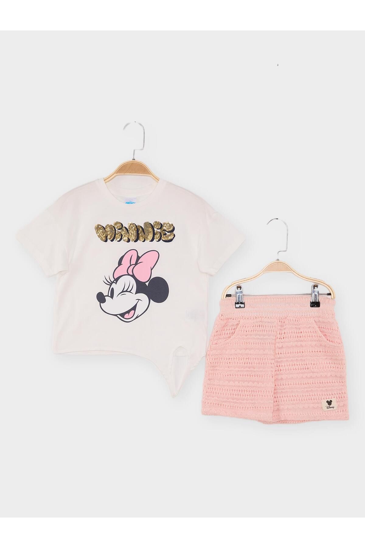 ست 2 تکه دخترانه مجاز 22058 MINNIE MOUSE