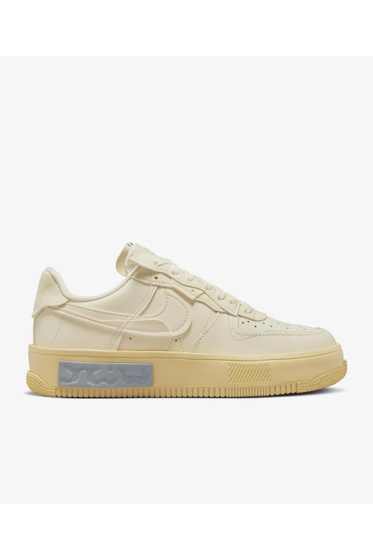 کفش های فضای باز نود زنانه ایرفورس Fontanka AF1 ورزشی چرمی واقعی چرم روزانه بژ Nike