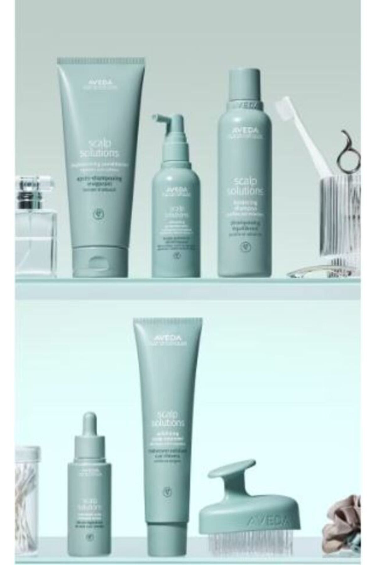 برس و شانه مو ابزار ماساژ راه حل های پوست سر برای Aveda