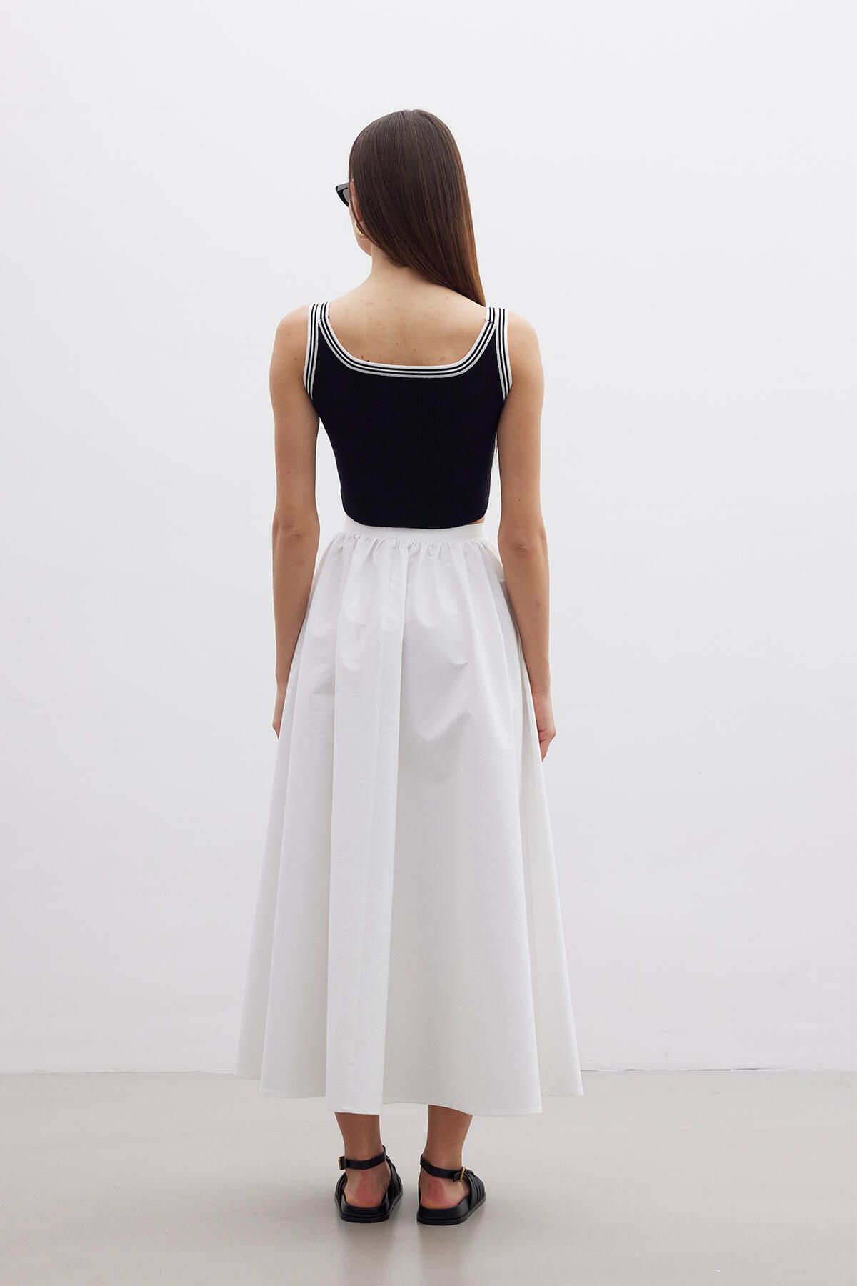 Manuka-HANGED Dünn Strick Bluse Schwarz 4
