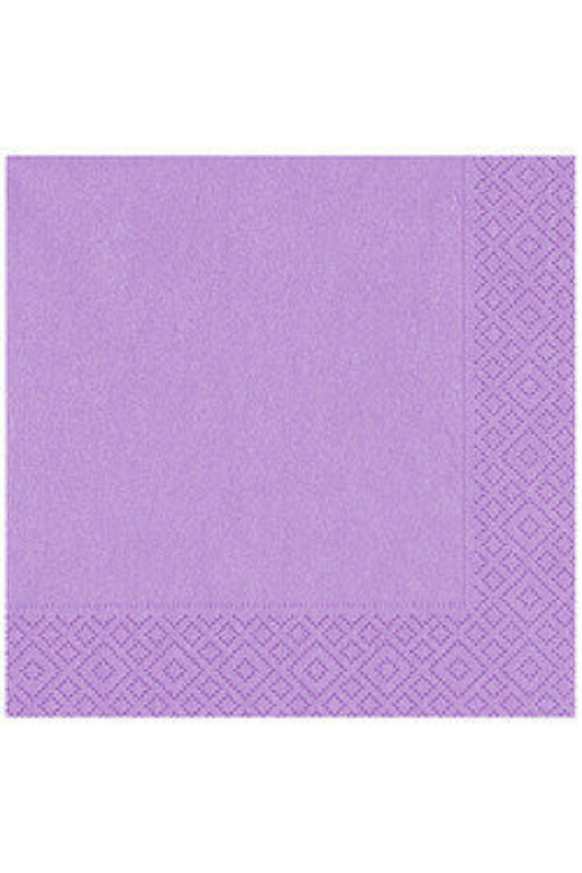 turkuaz parti-Lilac Double Layer - Set of 16 Paper Napkins 1