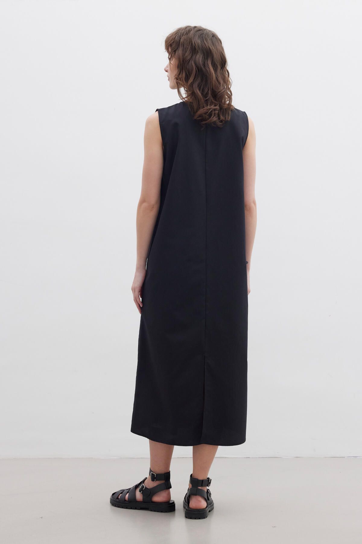 Manuka-KLEID MIT BAUMWOLLFUTTER SCHWARZ 4