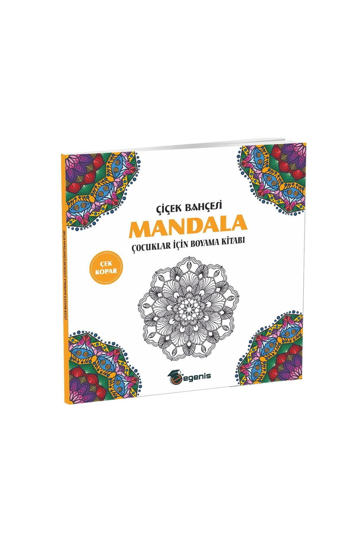 Egenis Çiçek Bahçesi-Çocuklar İçin Mandala Boyama Kitabı