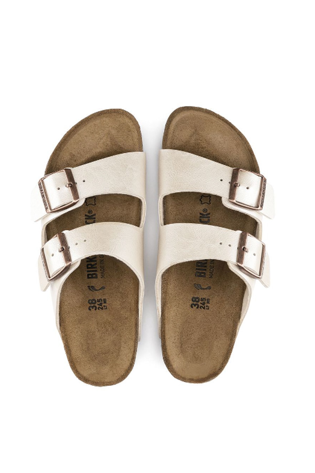 دمپایی بیرکن استاک مردانه میکروفیبر سفید اسپرت رنگارنگ Mule     Classical/کلاسیک | Birkenstock 1009921 DE - تصویر 3