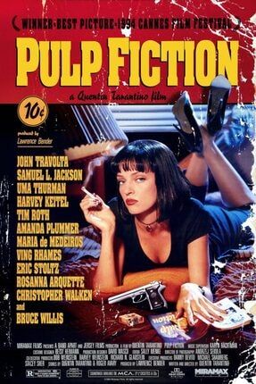 Pulp Fiction (1994) 50 X 70 Poster Drewmoore POSTER3800